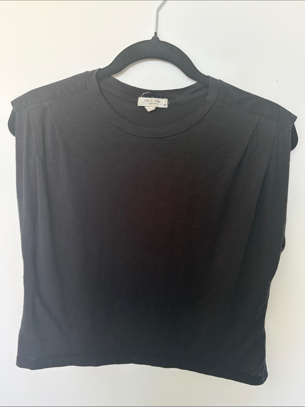 Rag & Bone sleeveless black top